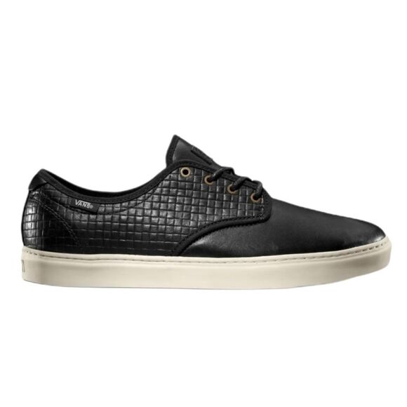 Vans Ludlow Europe Black Leather Sneakers Men's 7 - Picture 1 of 11